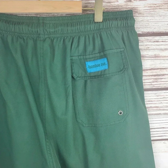 Bamboo Ave Mens XL Green/Teal Boundless Unlined Athletic Shorts #73 - Picture 9 of 12